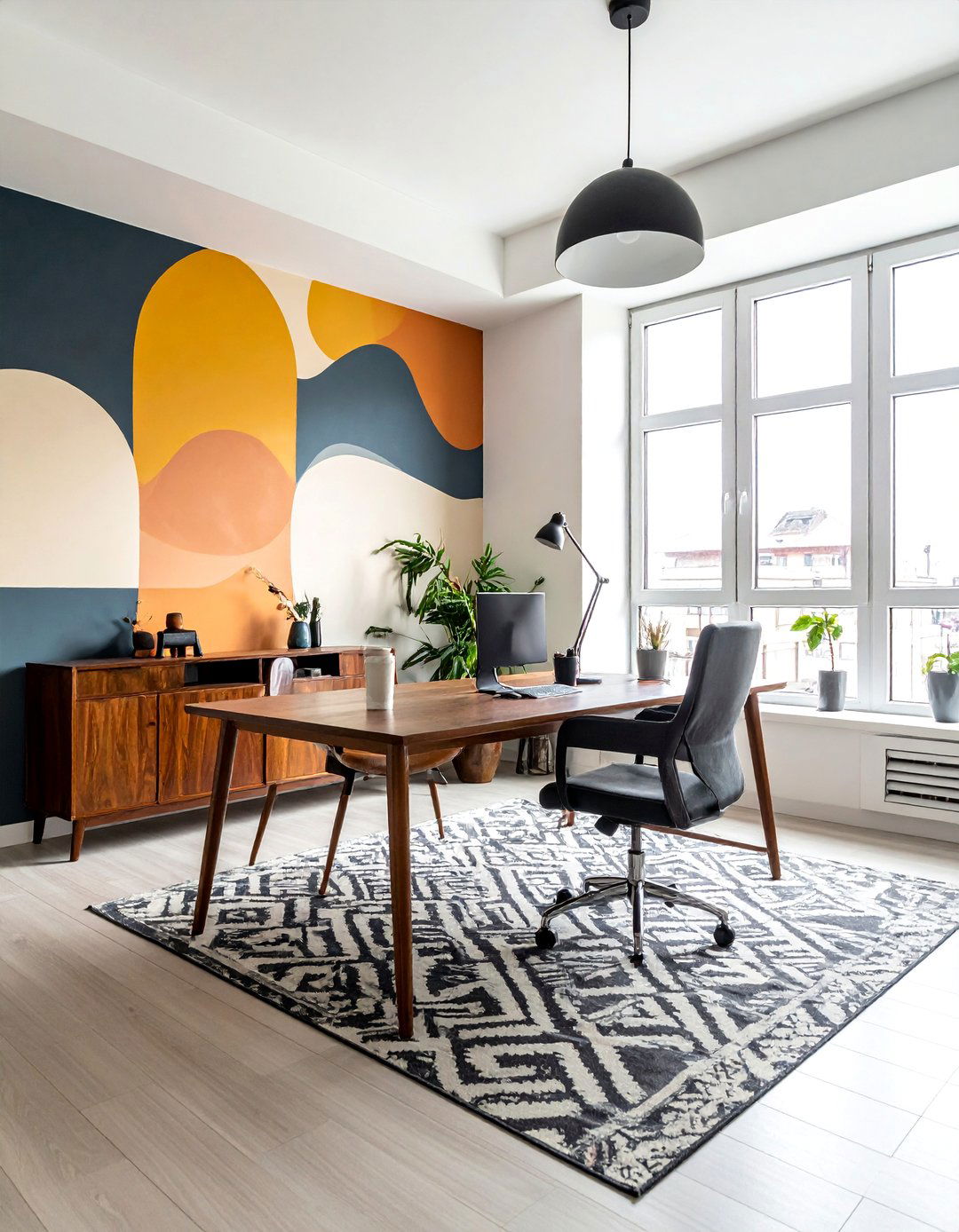 Vintage and Retro Designs - 25 Office Wall Murals to Inspire Productivity and Creativity