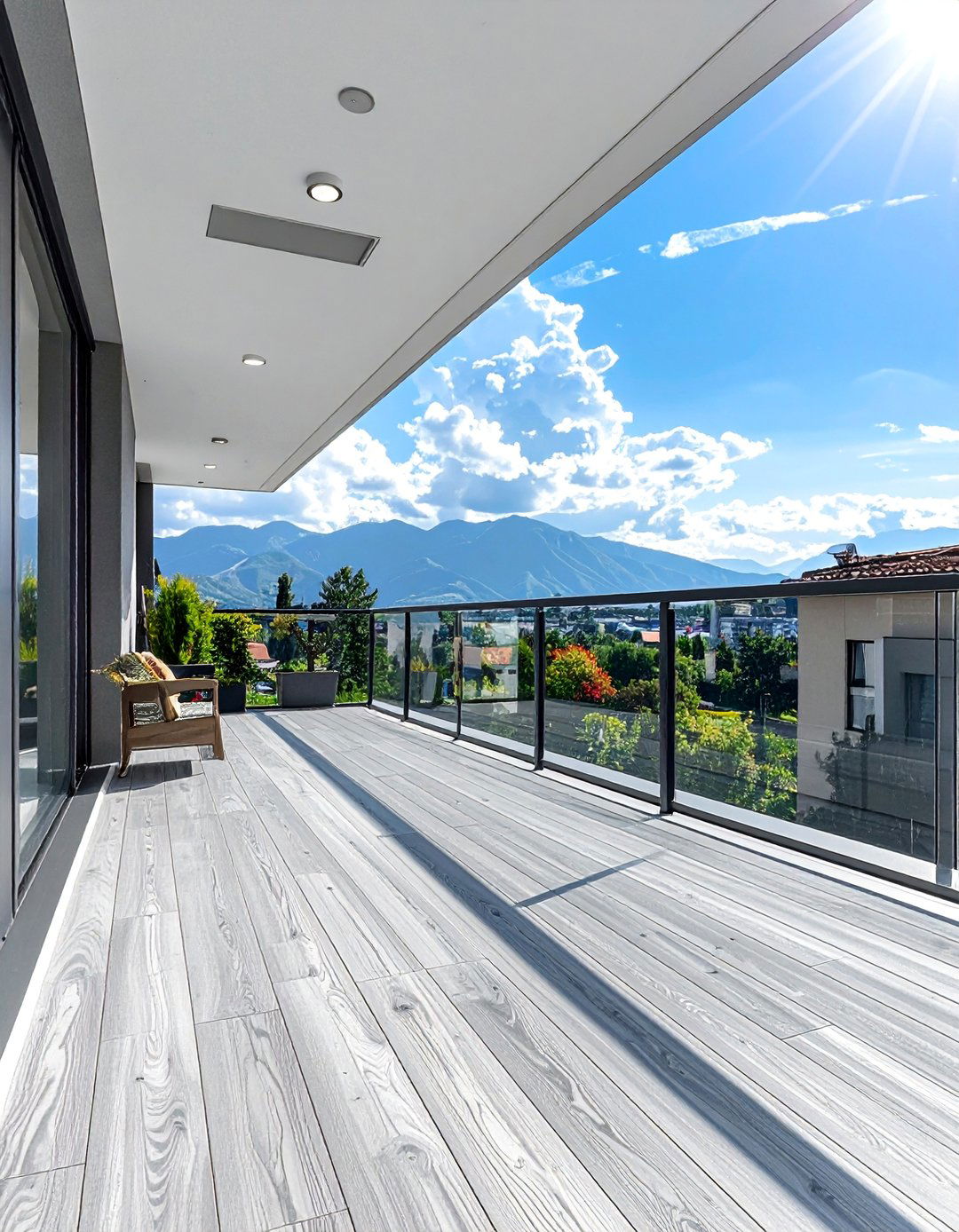 WPC Wood Plastic Composite Balcony Tiles - 25 Balcony Flooring Ideas to Enhance Your Outdoor Space