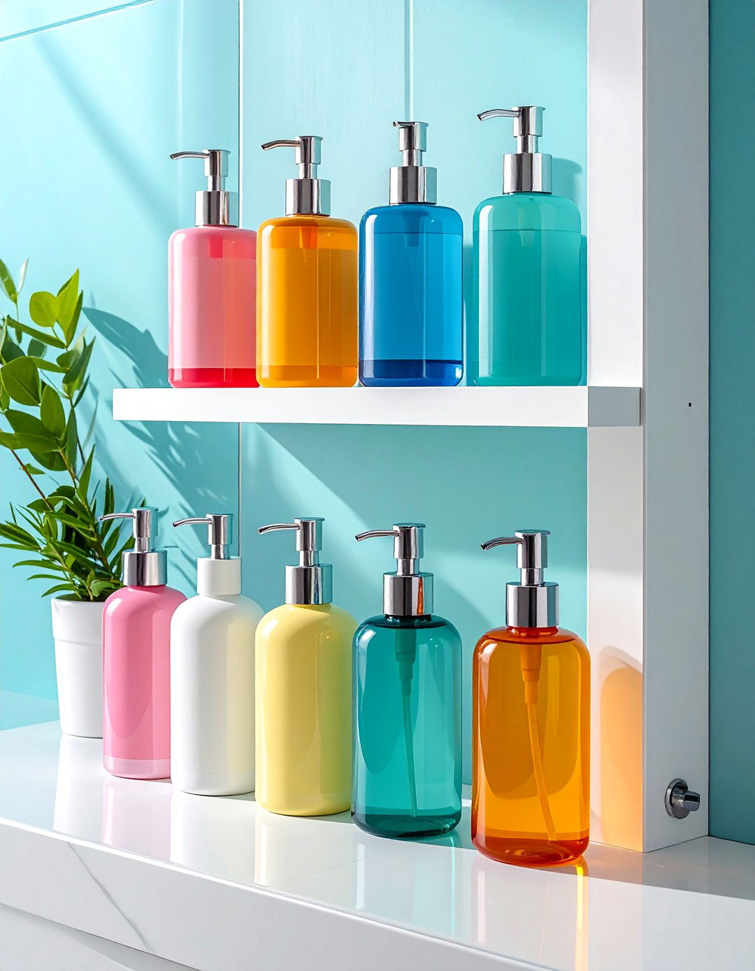 Wall Mounted Dispensers - 40 Bathroom Organization Ideas for Clutter-Free