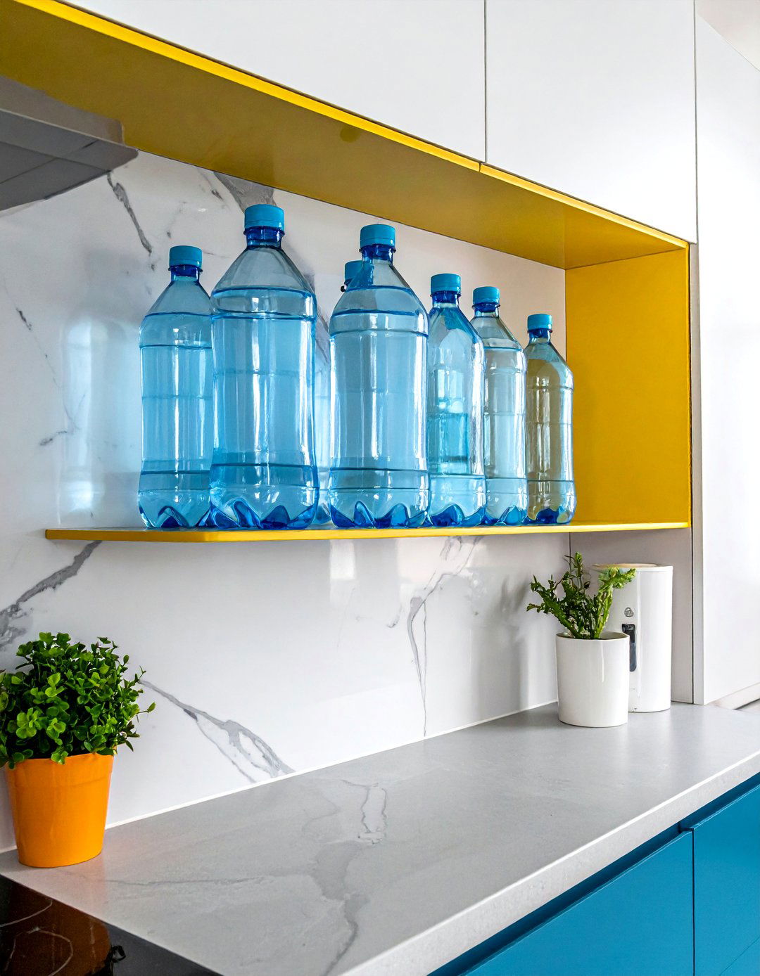 Wall Mounted Display Racks - 15 Water Bottle Storage Ideas for Organized Spaces