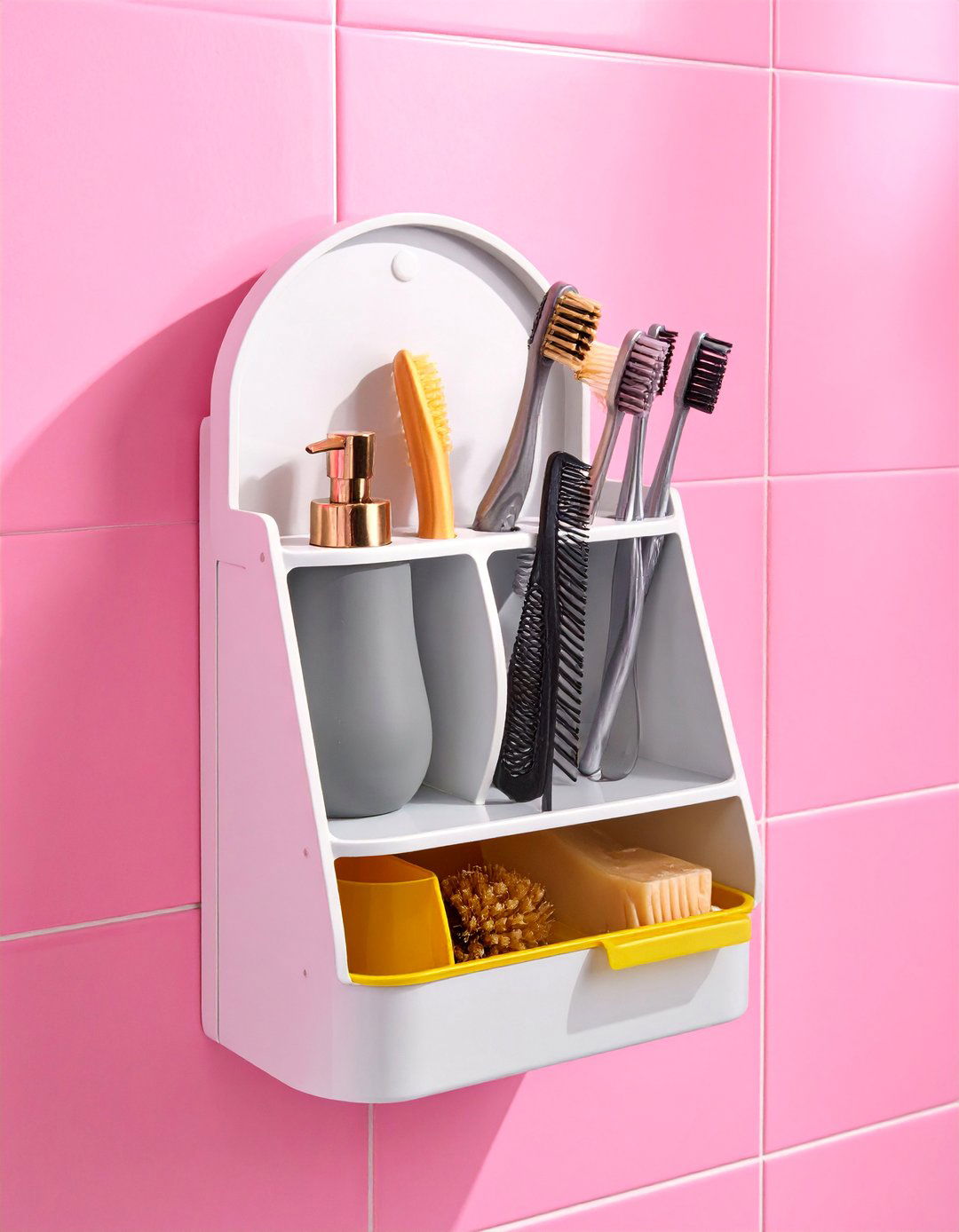Wall Mounted Hair Tool Holders - 40 Bathroom Organization Ideas for Clutter-Free