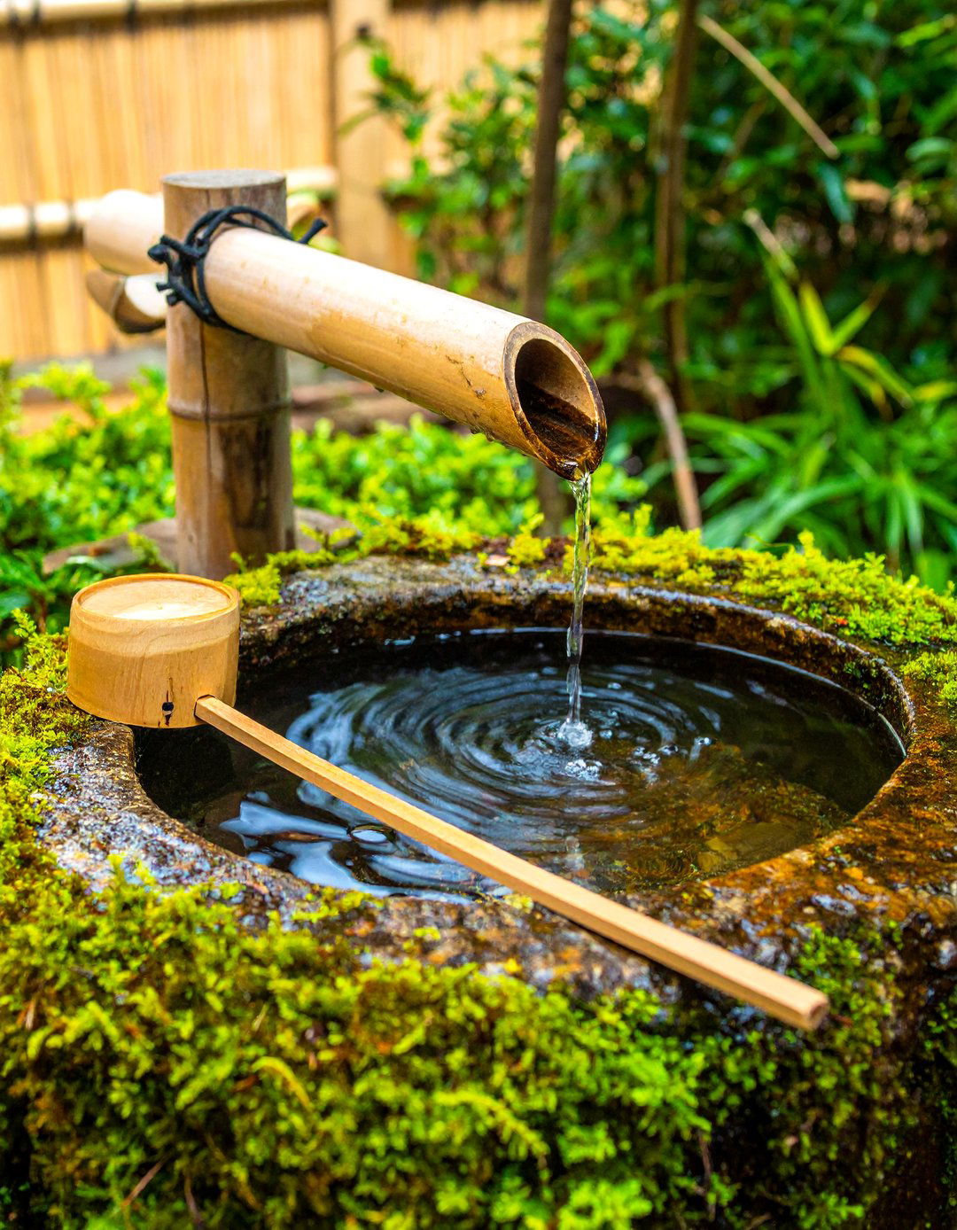 Water Basin Purification Area - 40 Japanese Garden Ideas for a Serene Outdoor Retreat