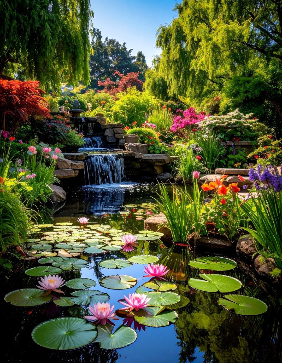 Water Feature Gardens - 40 Beautiful Gardens to Inspire Your Outdoor Space