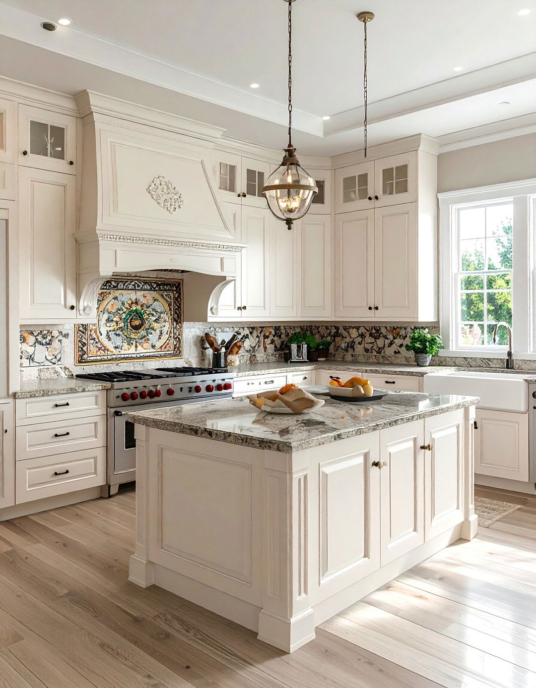 White Appliances in a Traditional Kitchen - 40 Kitchen With White Appliances Ideas for a Clean Look