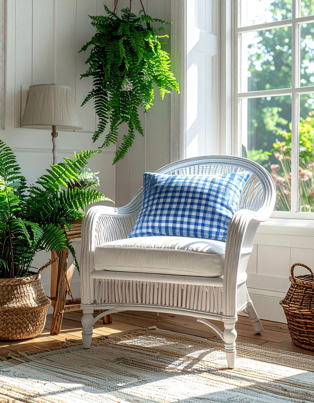Wicker Furniture Cottage Living Room - 30 Cottage Living Room Ideas for a Cozy Retreat