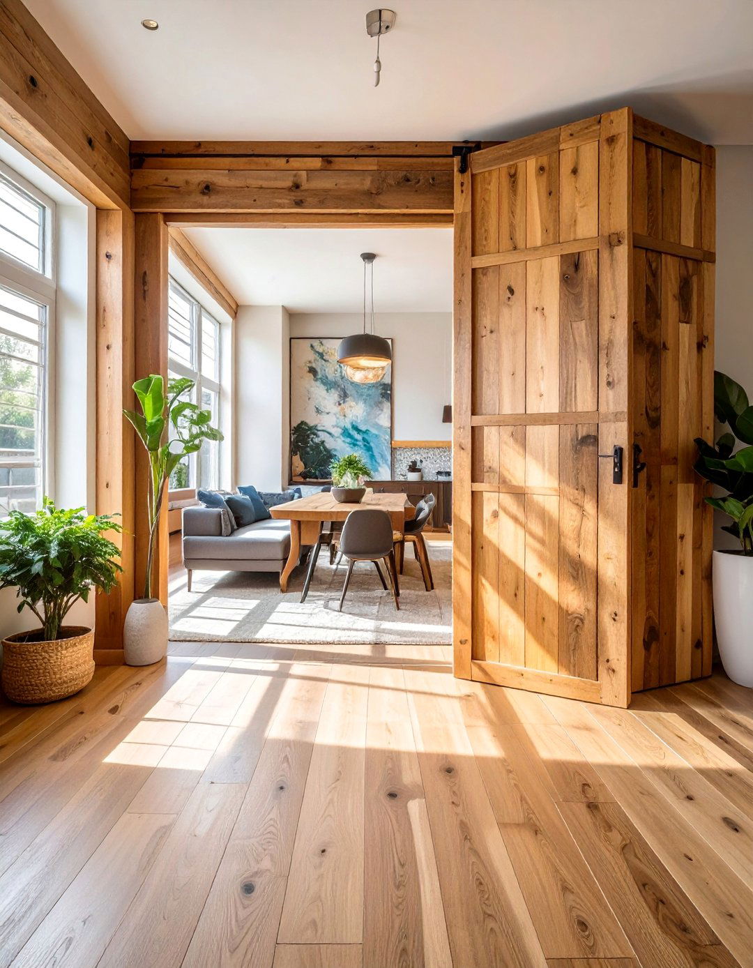 Wooden Room Dividers - 25 Wooden Interior Design Ideas for a Rustic Charm