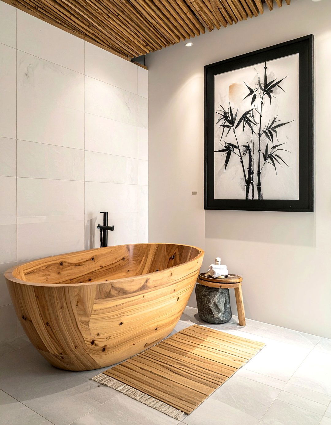 Zen and Spiritual Bathroom Art - 25 Bathroom Art Ideas to Enhance Your Space's Aesthetic