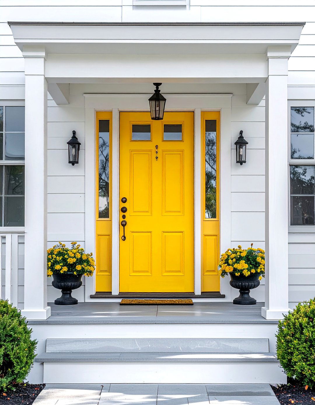A Boldly Painted Front Door - 40 Front Porch Ideas to Welcome Guests in Style