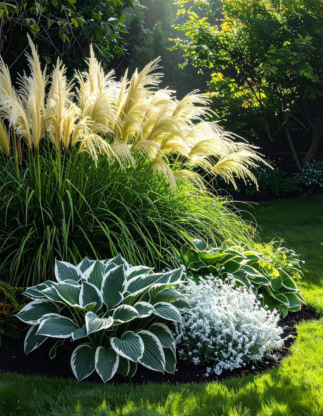 A Bright Foliage Shady Garden - 20 Shady Garden Ideas for Lush, Cool Retreats