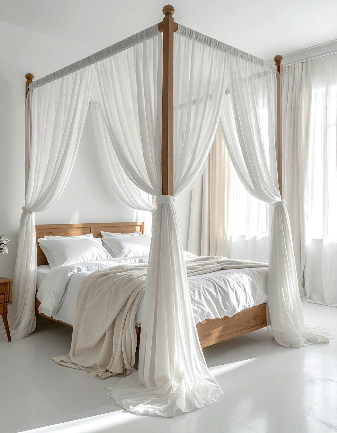 A Canopy or Four Poster Bed Frame - 40 Cozy Bedroom Ideas for a Relaxing Retreat