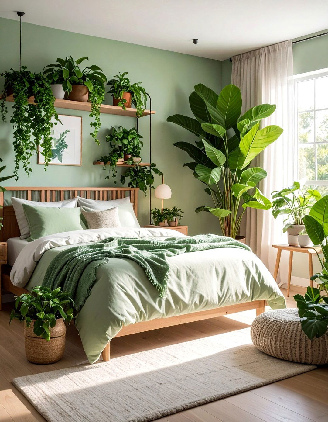 A Chill Aesthetic Room Incorporating Biophilic Design Elements - 25 Chill Aesthetic Room Ideas for a Relaxing Ambiance