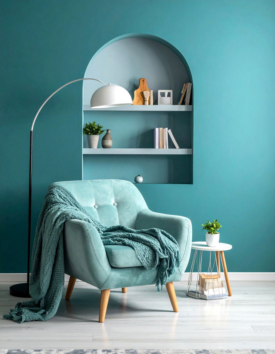 A Chill Aesthetic Room with a Dedicated Cozy Reading Nook - 25 Chill Aesthetic Room Ideas for a Relaxing Ambiance