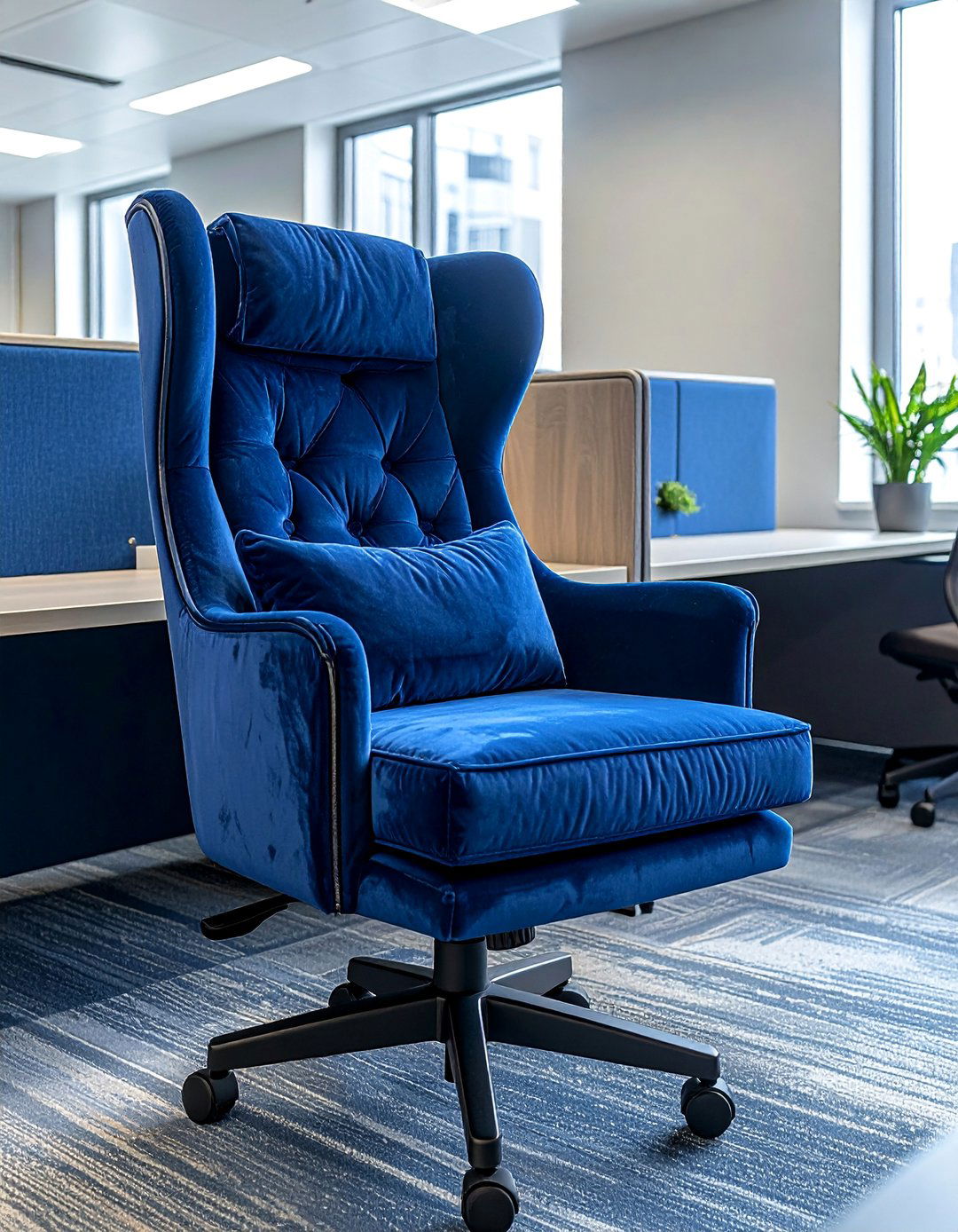 A Comfortable and Stylish Cushion - 30 Cubicle Decor Ideas to Personalize Your Workspace