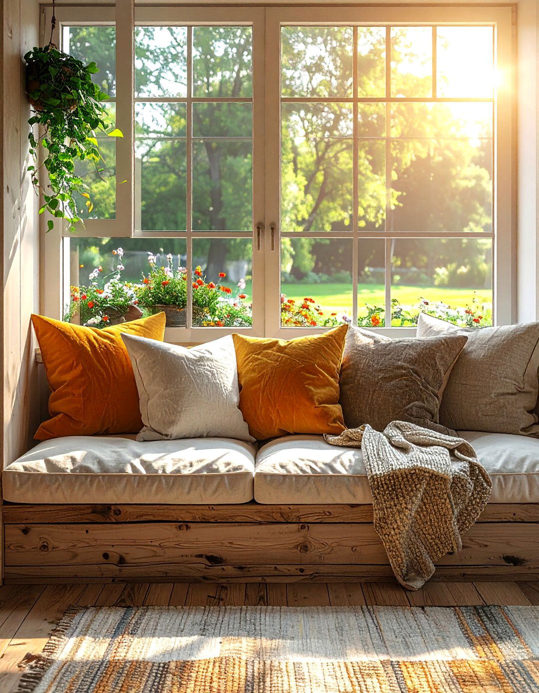 A Cozy Window Seat Nook