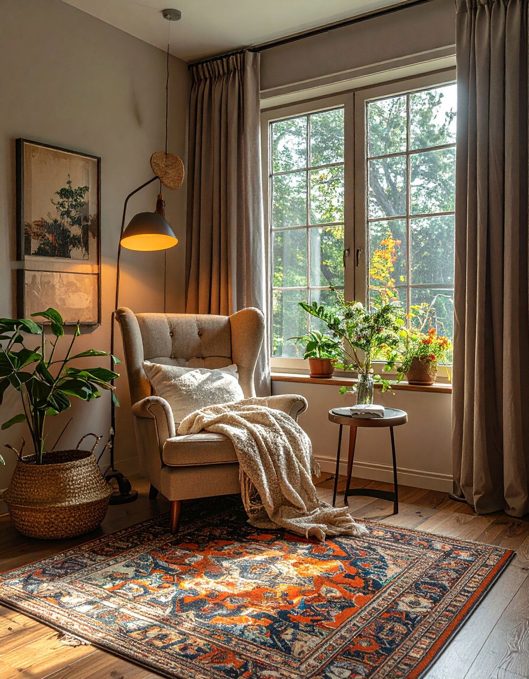 A Dedicated Reading Nook with a Comfy Chair - 40 Cozy Bedroom Ideas for a Relaxing Retreat