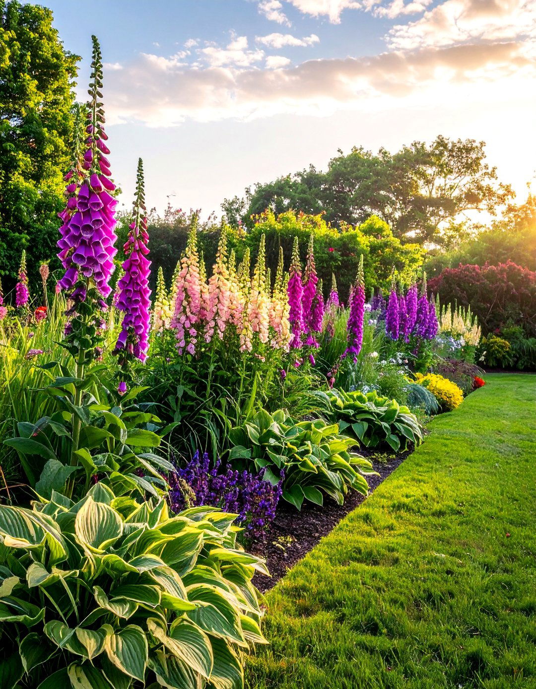 A Layered Planting Shady Garden - 20 Shady Garden Ideas for Lush, Cool Retreats
