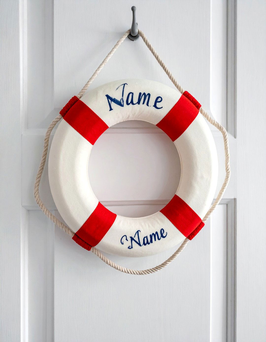 A Life Preserver Ring as Decor - 25 Nautical Nursery Ideas for a Coastal-Themed Baby Room