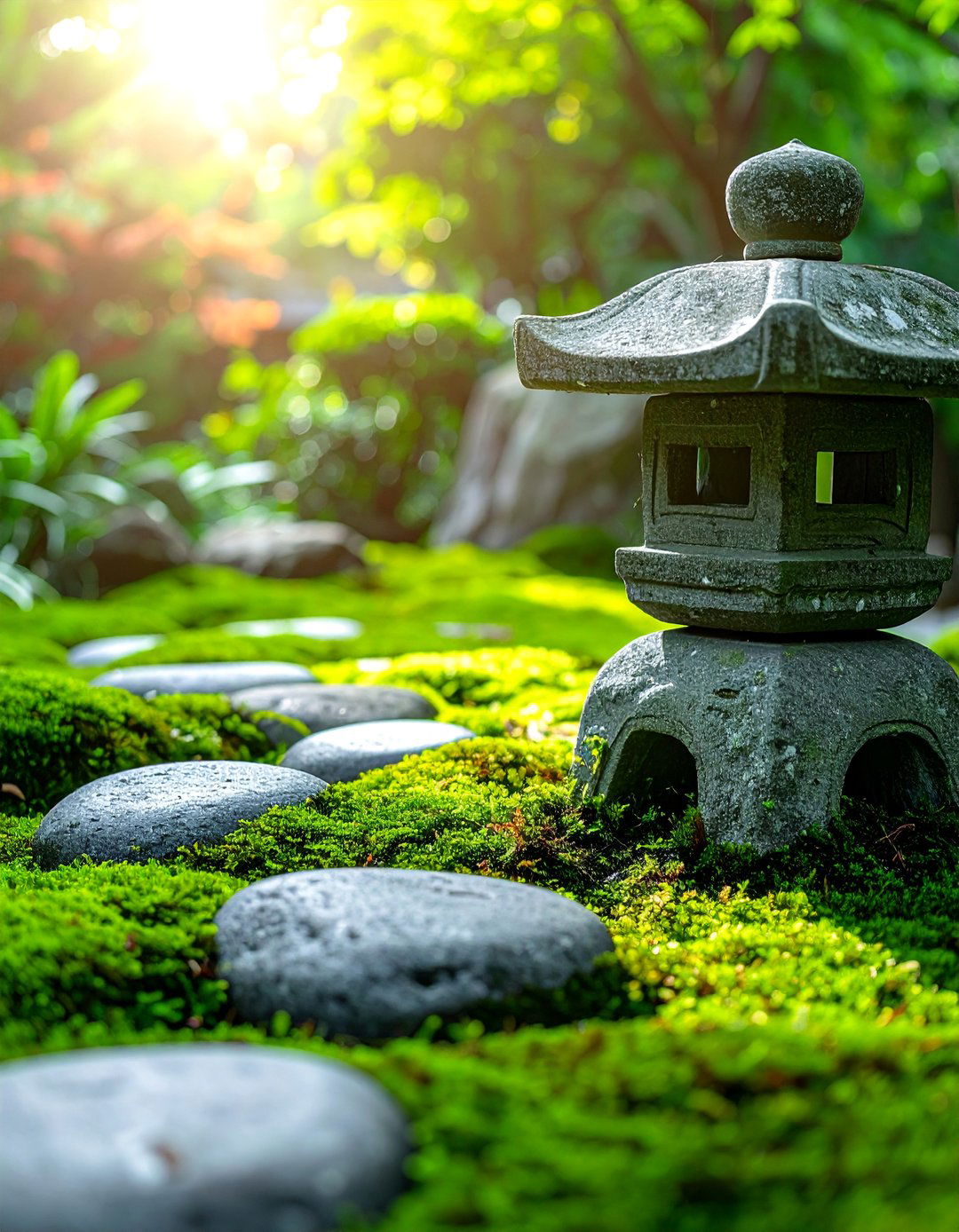 A Moss and Stone Sensory Garden - 25 Sensory Garden Ideas to Stimulate the Senses