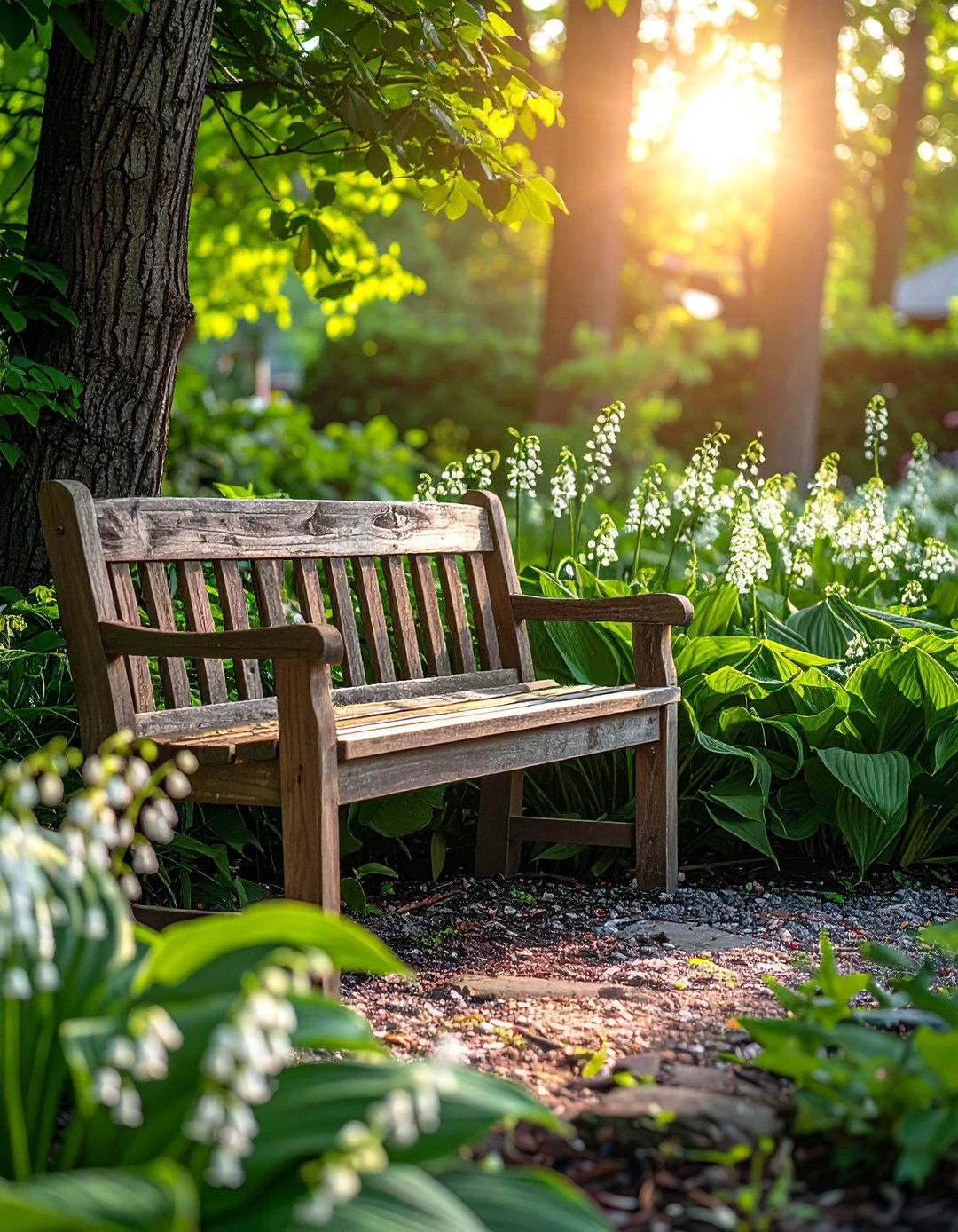 A Shady Garden Seating Nook - 20 Shady Garden Ideas for Lush, Cool Retreats
