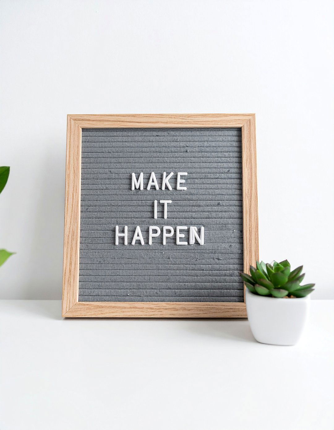 A Small Desktop Whiteboard or Letter Board - 30 Cubicle Decor Ideas to Personalize Your Workspace