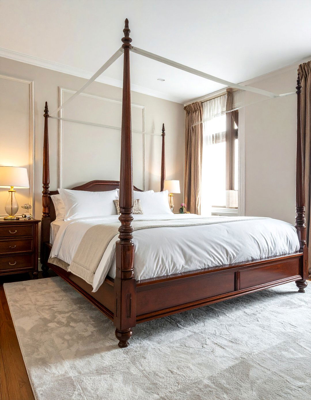 A Stately Four Poster Bed - 30 Traditional Interior Design Ideas for Timeless Homes