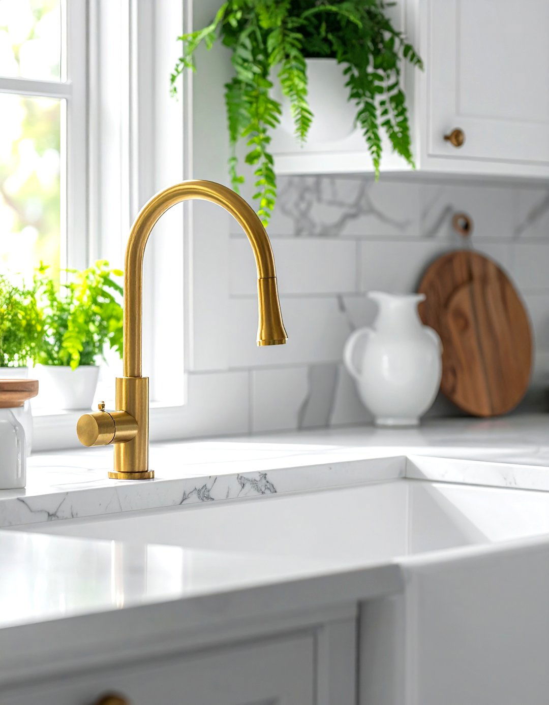A Statement Faucet in a Unique Finish - 40 Kitchen Decor Ideas to Refresh Your Cooking Space