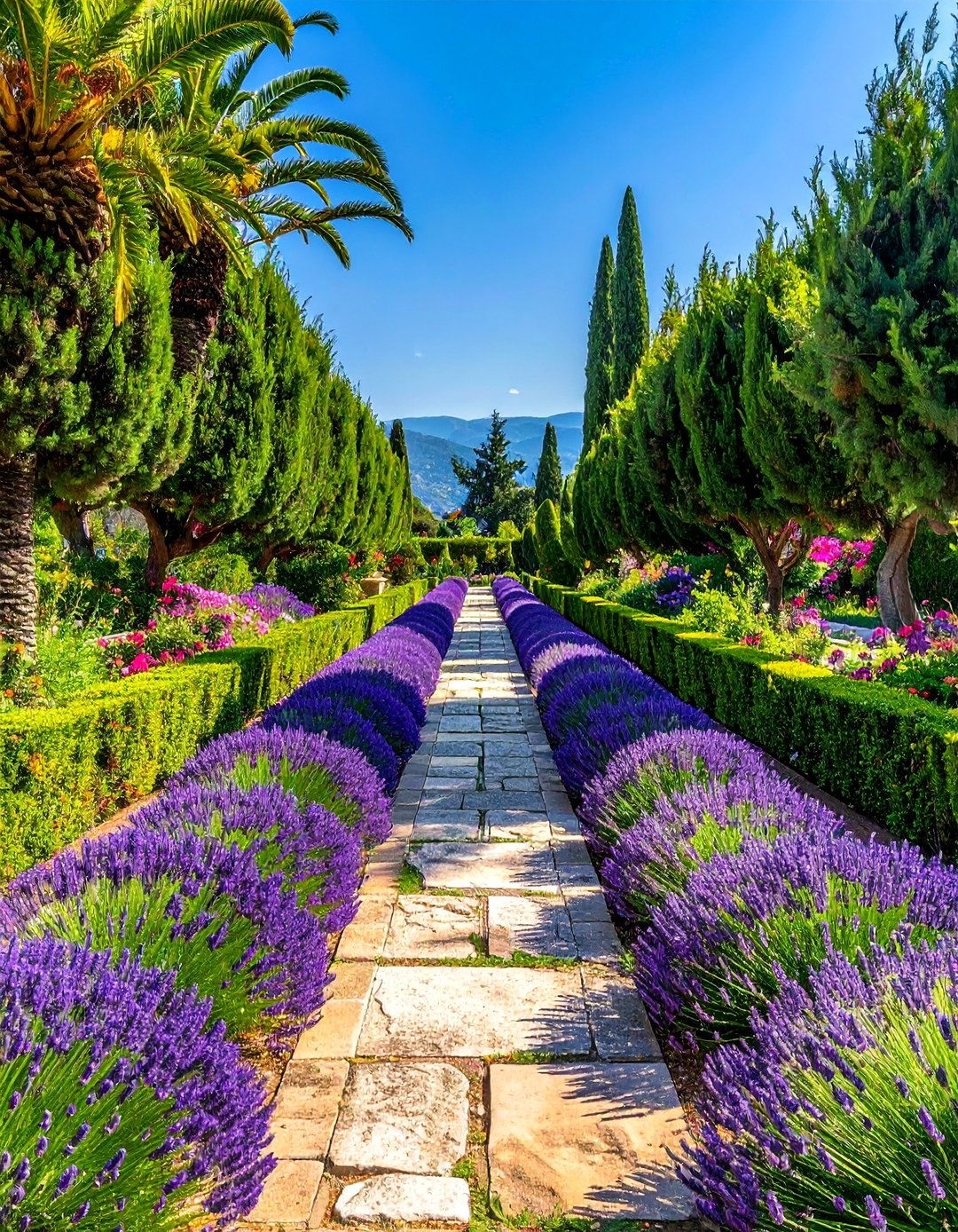 A Symmetrical Greek Garden Layout - 30 Greek Garden Ideas for a Mediterranean Oasis