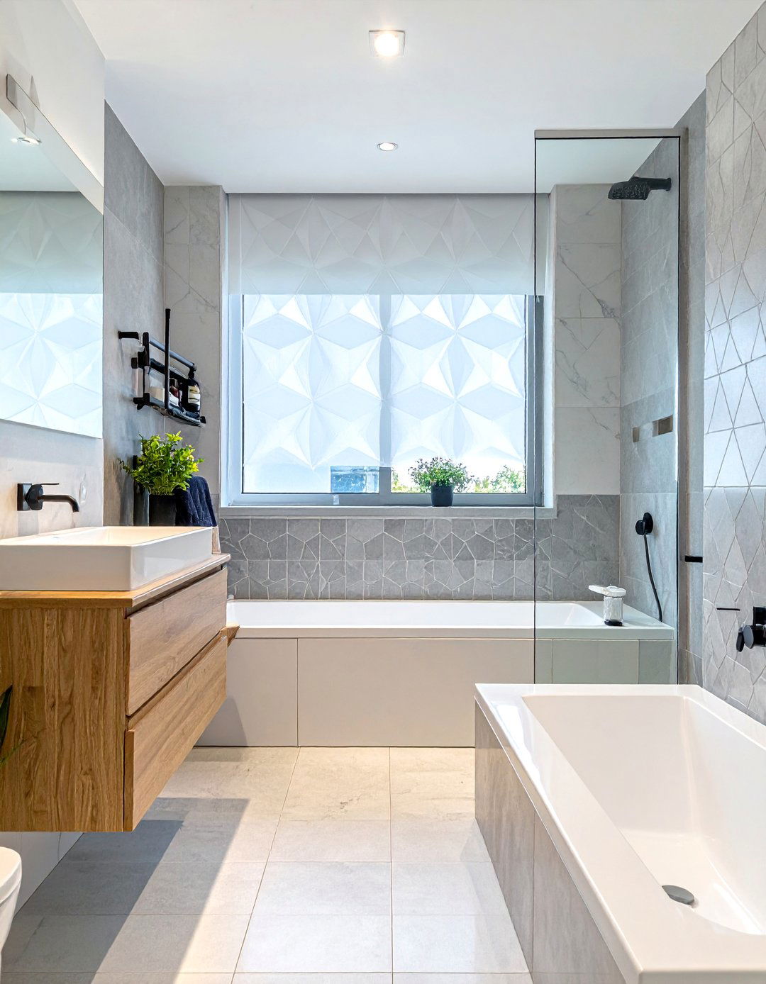 Add Window Film for Privacy and Light - 25 Small Bathroom Ideas on a Budget for Big Impact
