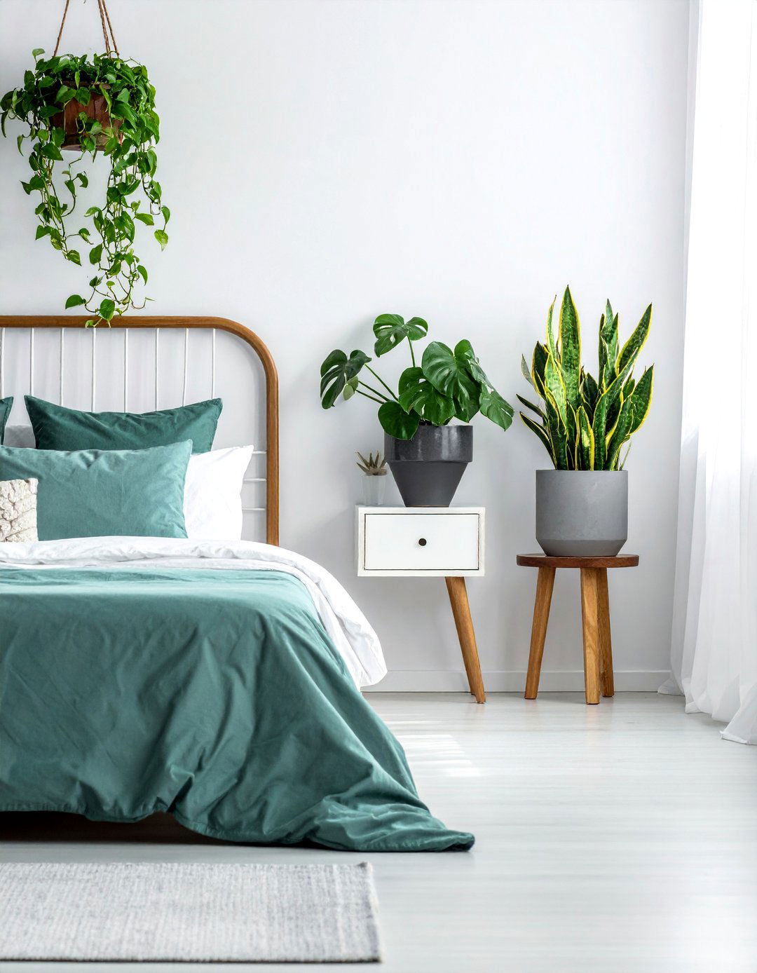 Adding Greenery with Indoor Plants - 40 Cozy Bedroom Ideas for a Relaxing Retreat