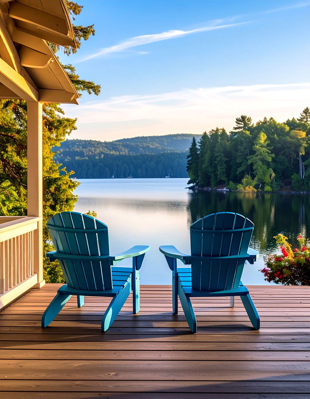 Adirondack Chairs for a Relaxed Vibe - 40 Front Porch Ideas to Welcome Guests in Style
