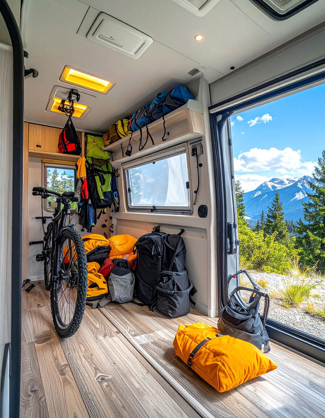 Adventure Gear Display - 30 RV Campsite Decorating Ideas for a Cozy Outdoor Retreat