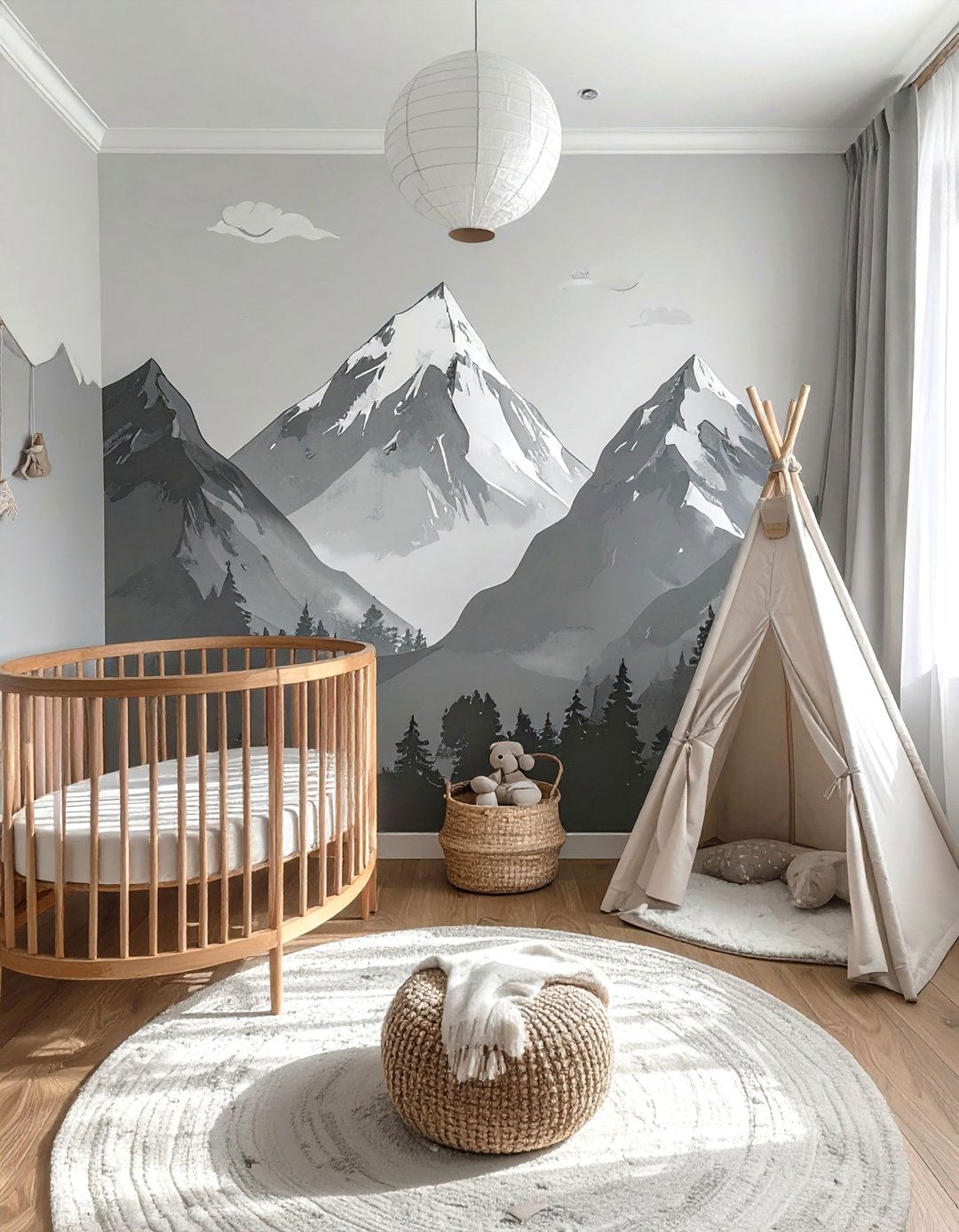 Adventurous Mountain Nursery - 40 Adorable Nursery Ideas for Your Baby's Room