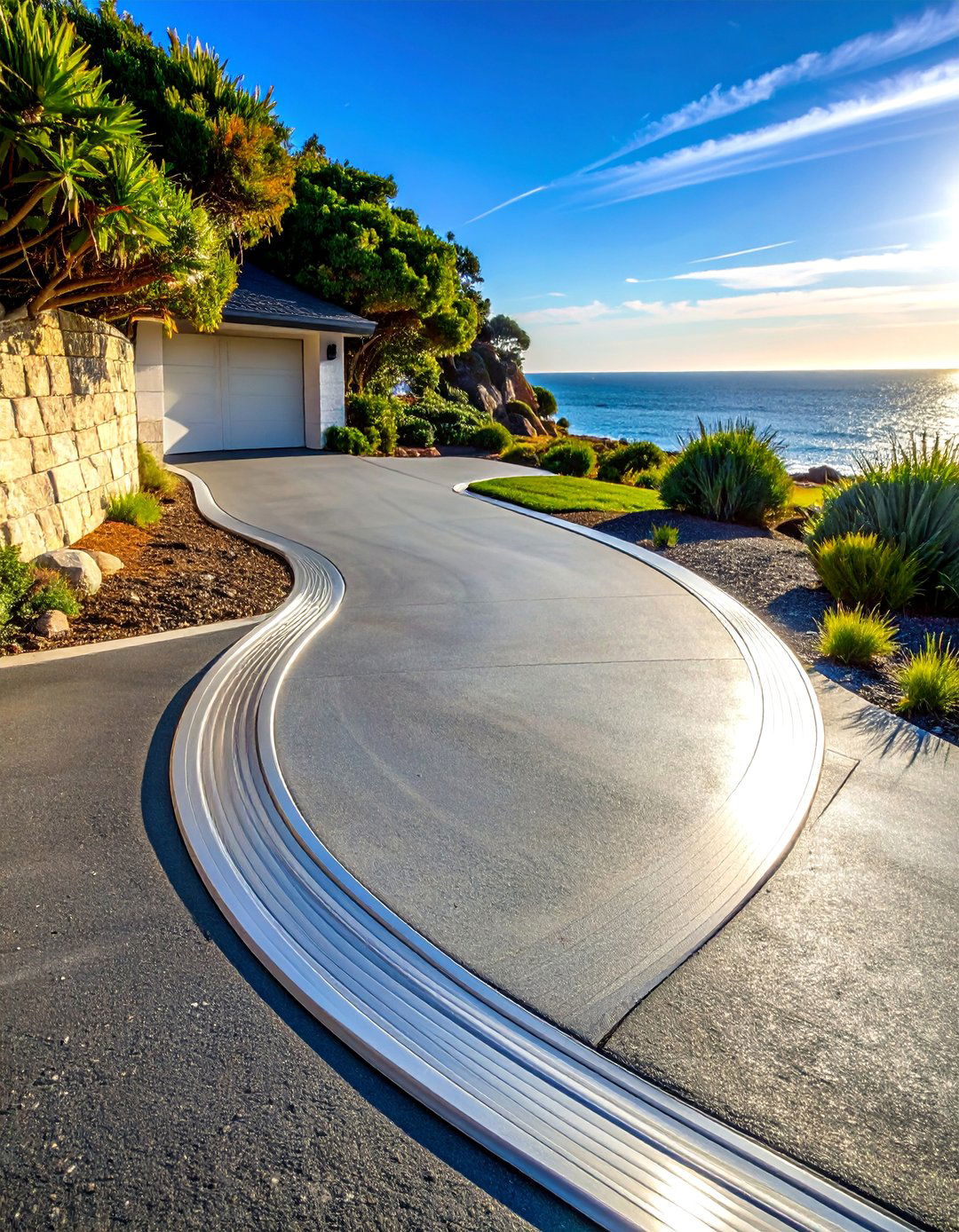 Aluminum Strip Edging - 30 Driveway Edging Ideas to Enhance Your Curb Appeal