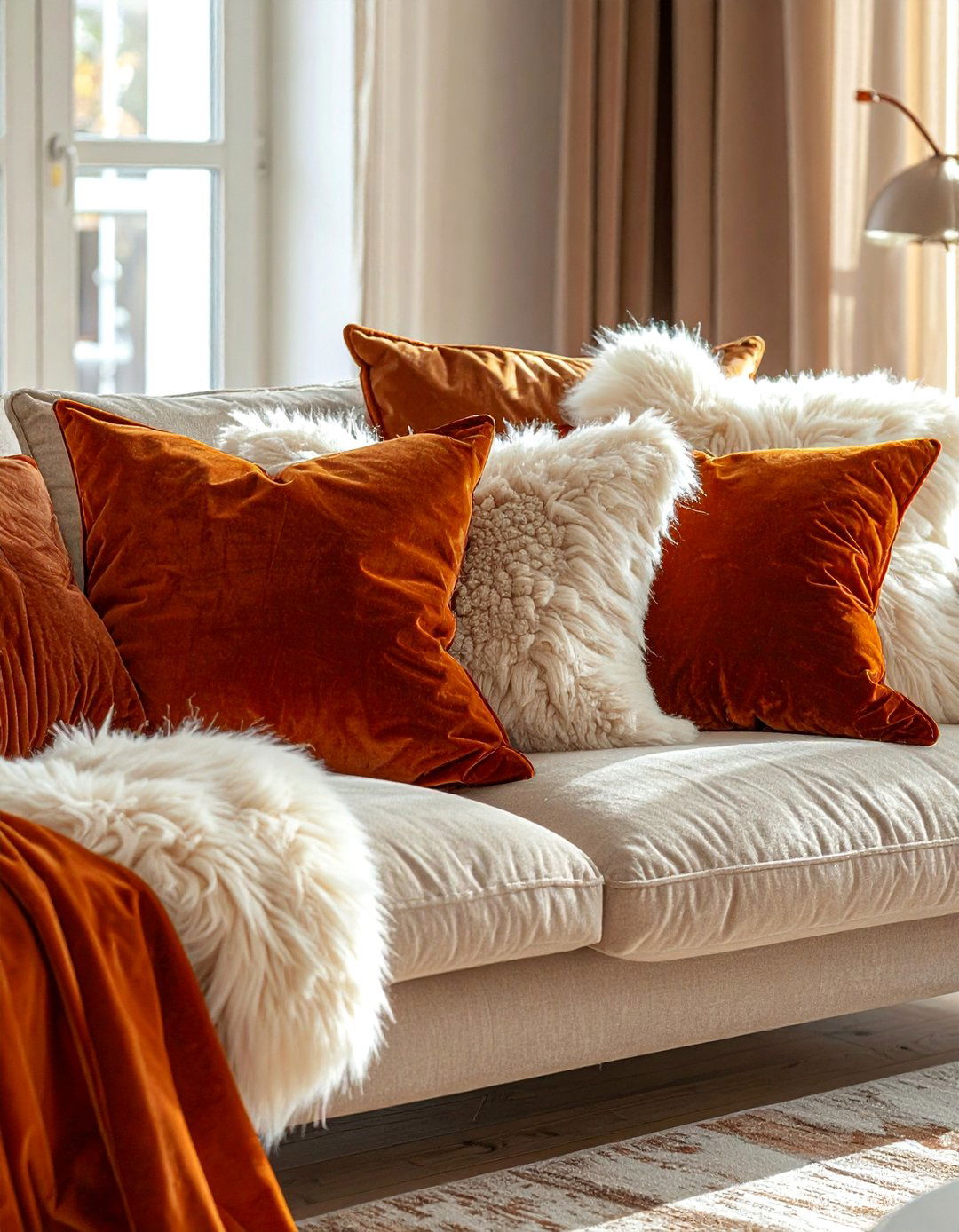 An Abundance of Plush Throw Pillows - 40 Living Room Ideas for Cozy Spaces