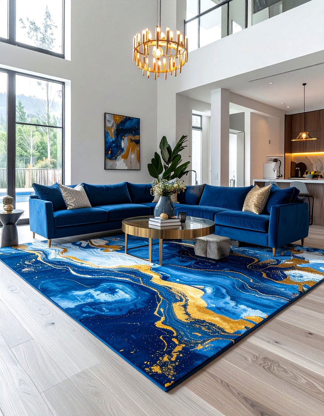 Anchor with a Bold Area Rug - 40 Home Decor Ideas to Refresh Your Living Space