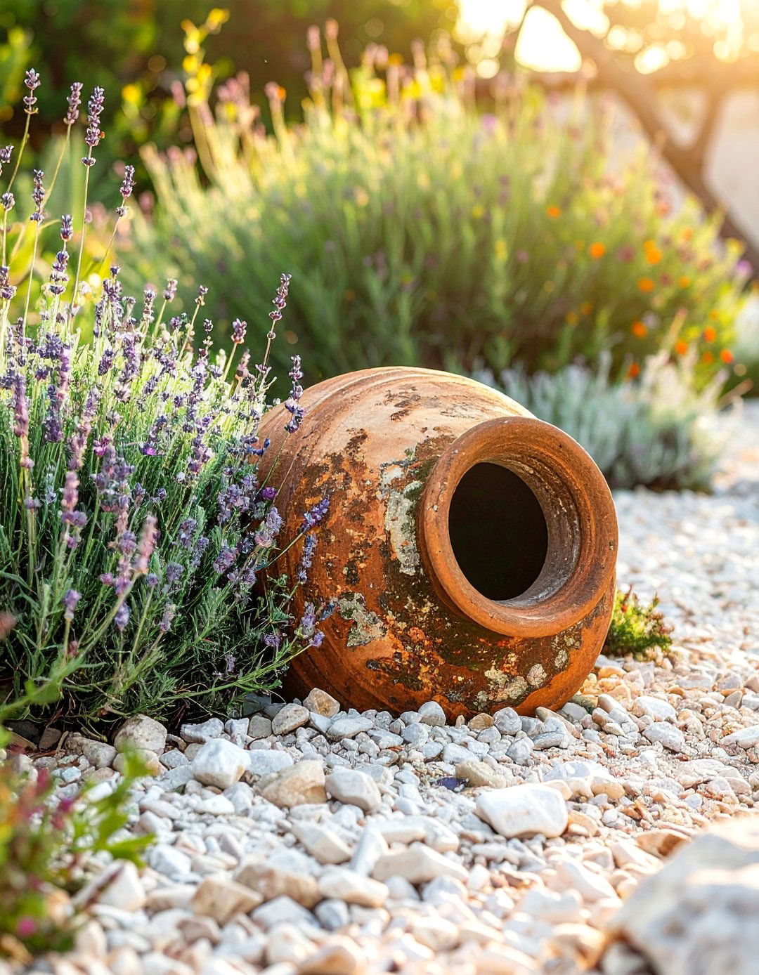 Ancient Amphorae as Garden Decor - 30 Greek Garden Ideas for a Mediterranean Oasis