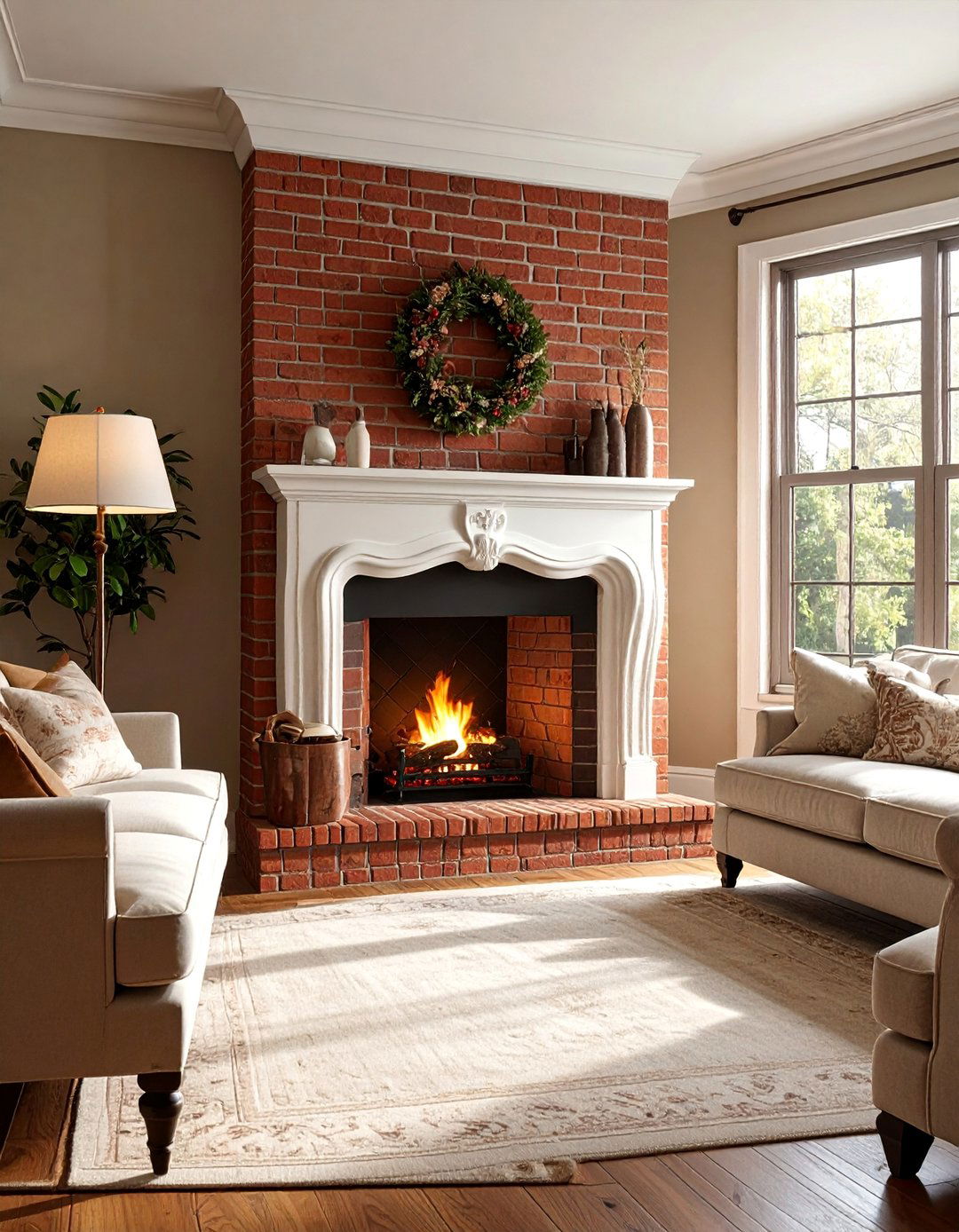 Arched Corner Fireplace - 25 Corner Fireplace Ideas to Cozy Up Your Living Space