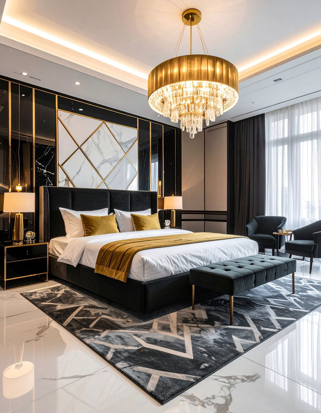 Art Deco Elegance - 30 Romantic Hotel Room Ideas for a Dreamy Getaway