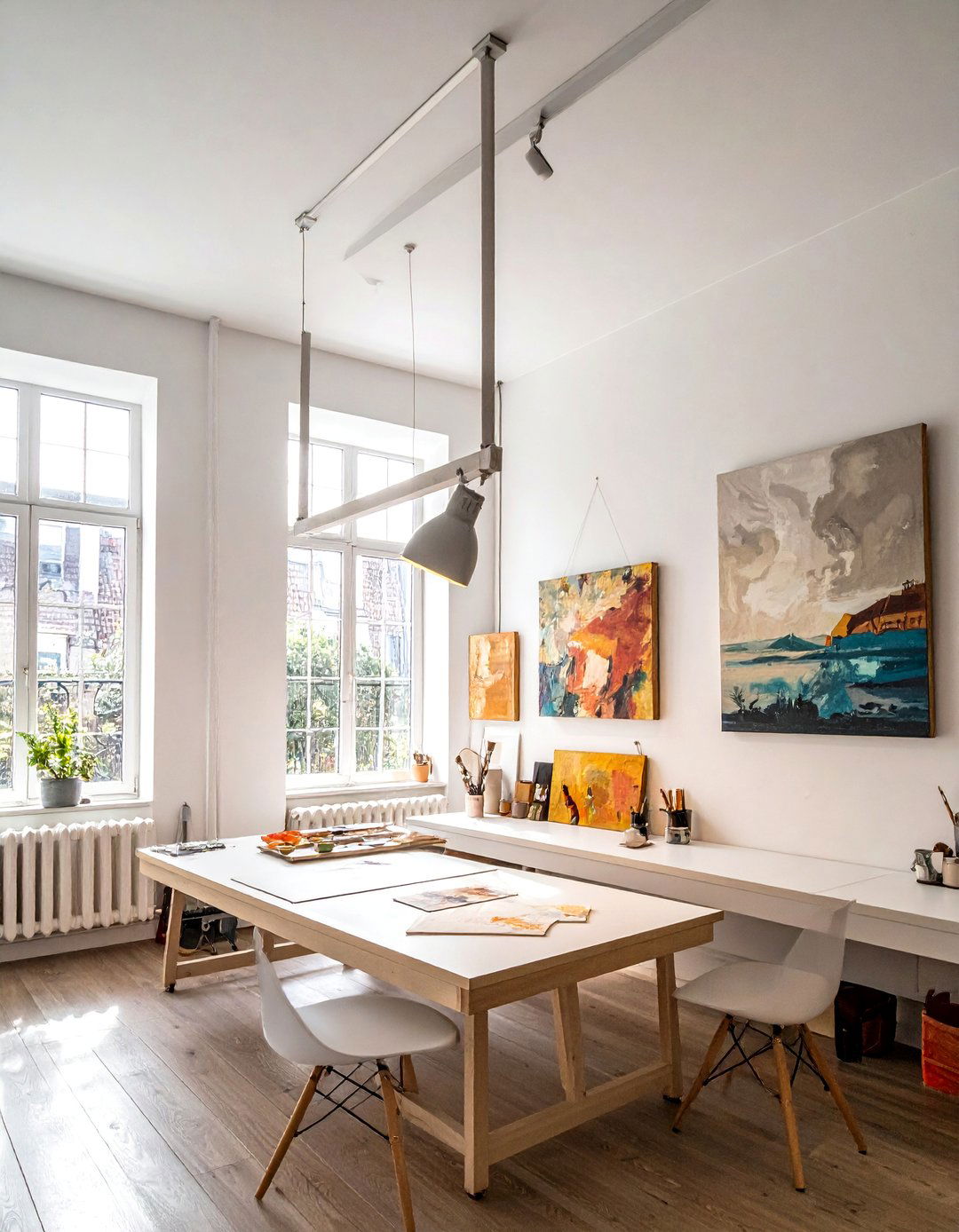 Art Studio Gallery Display - 25 Craft Room Ideas for an Organized and Creative Space