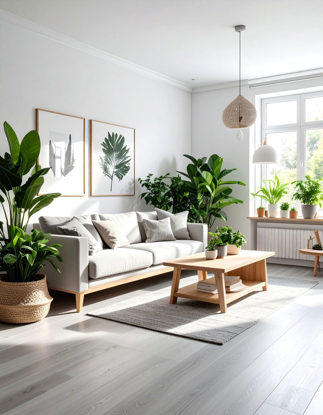 Ash Grey Wood Flooring for a Scandinavian Look - 25 Grey Flooring Living Room Ideas for Modern Homes