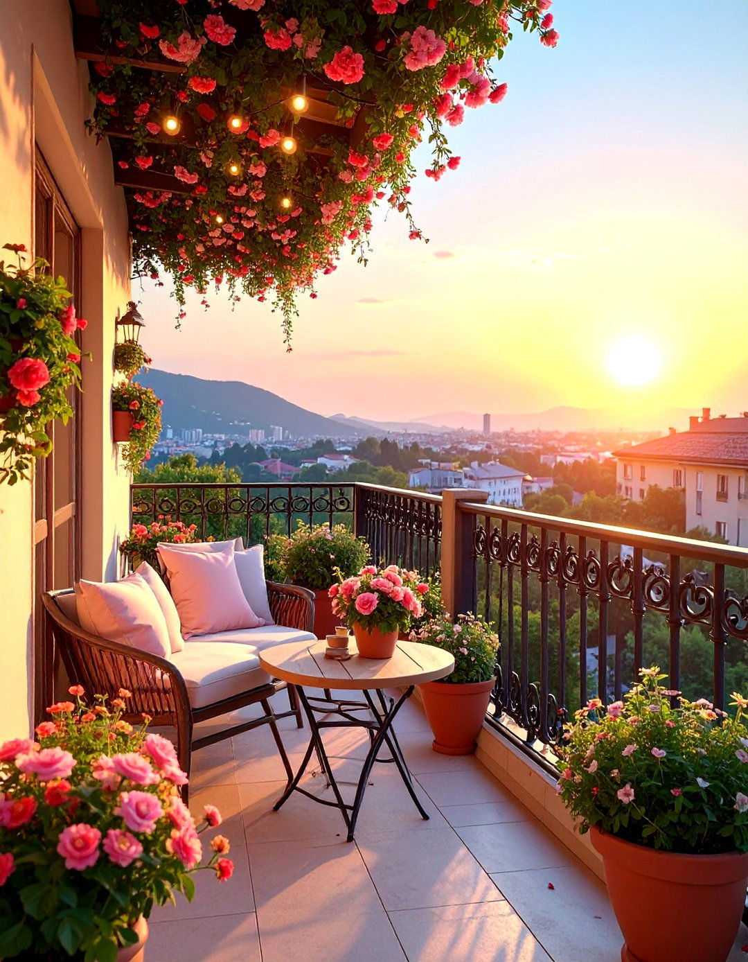 Balcony Garden Oasis - 30 Romantic Hotel Room Ideas for a Dreamy Getaway