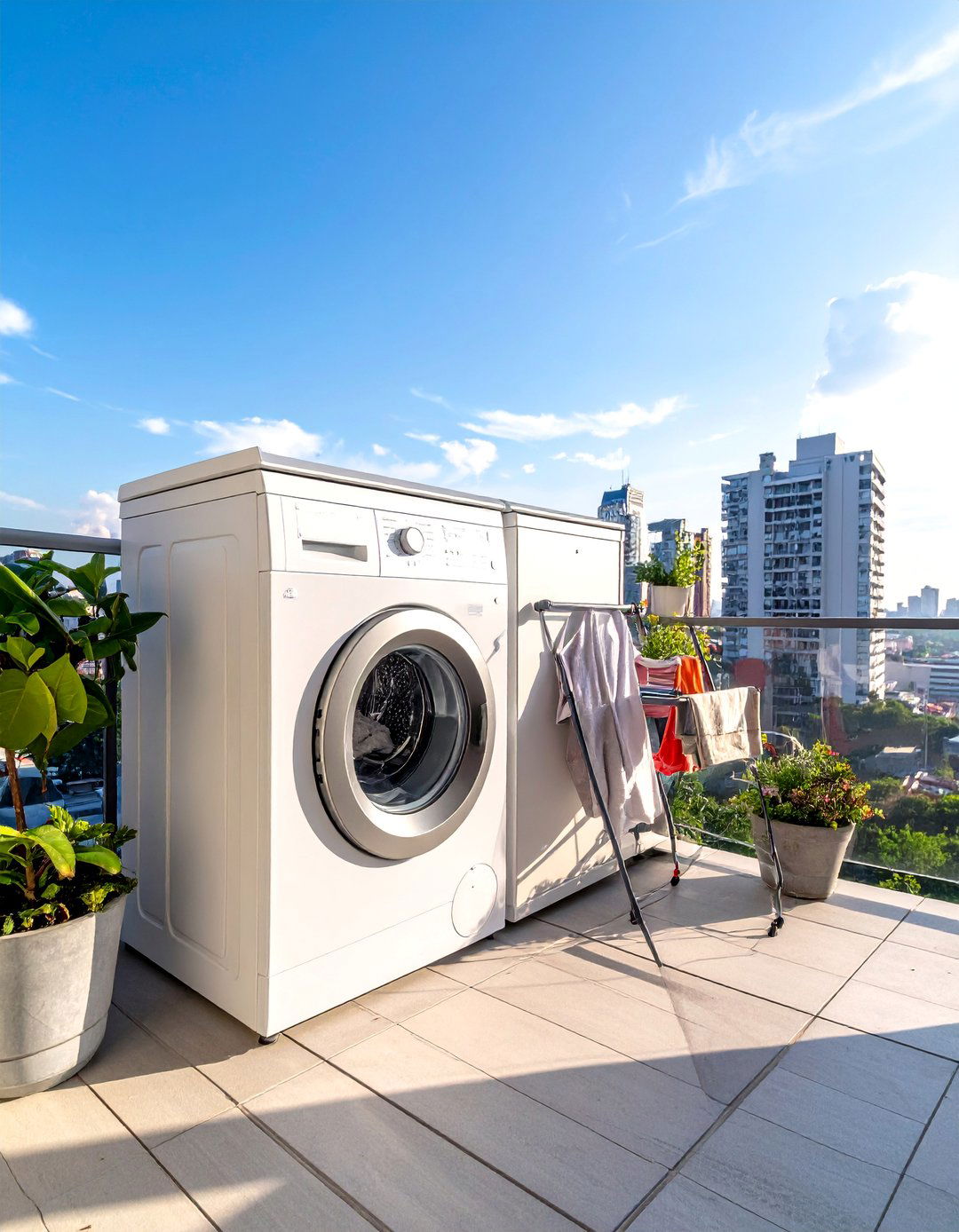 Balcony Outdoor Laundry Enclosure - 30 Outdoor Laundry Room Ideas for Functionality