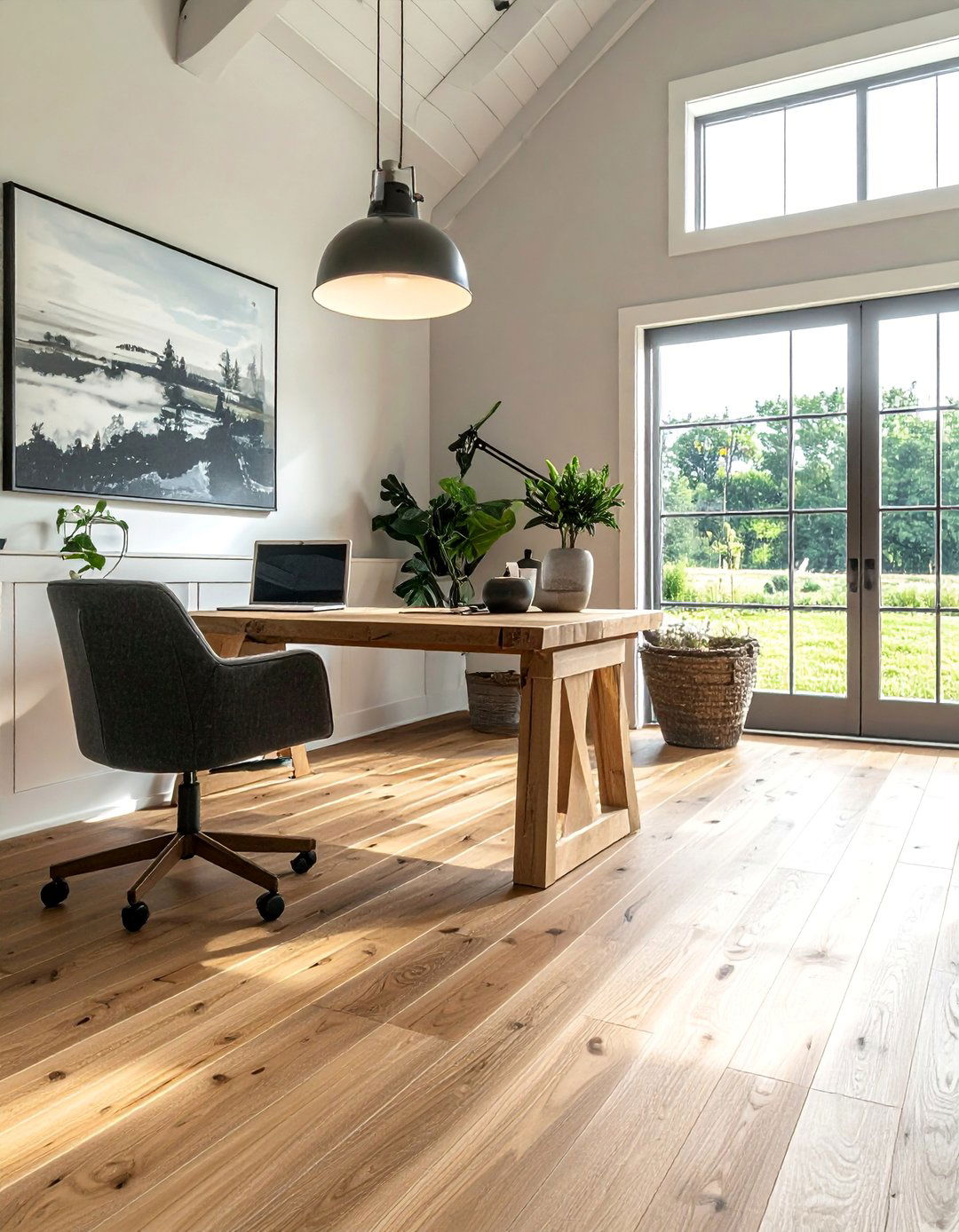 Bamboo Plank Flooring - 40 Farmhouse Flooring Ideas to Enhance Your Home's Charm