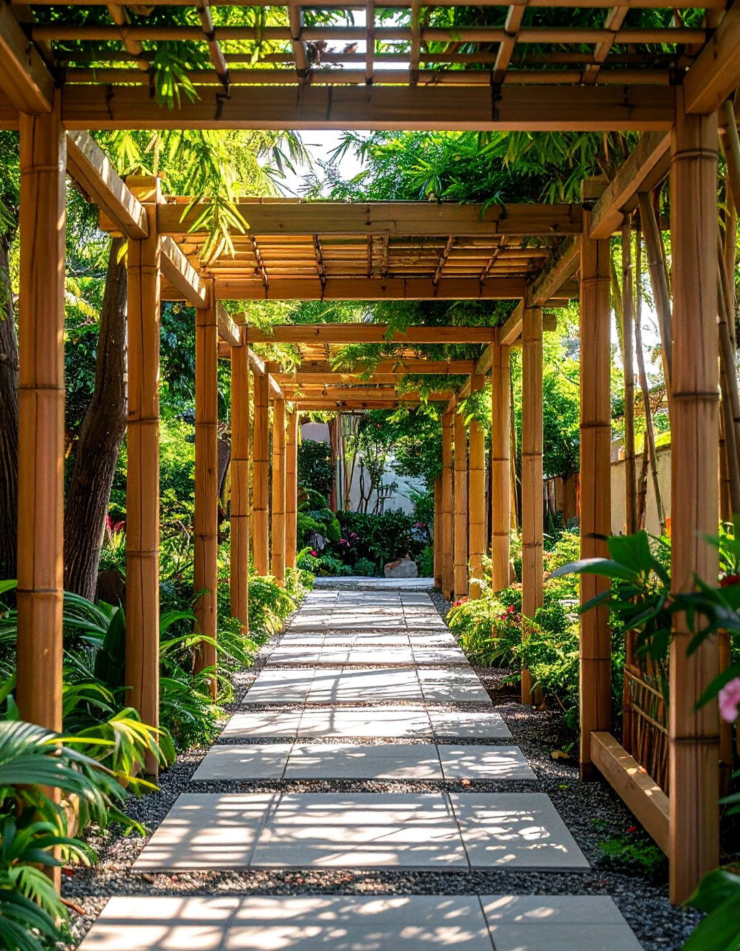 Bamboo Screening Systems - 20 Garden Shade Ideas for a Cool and Comfortable Outdoor Space