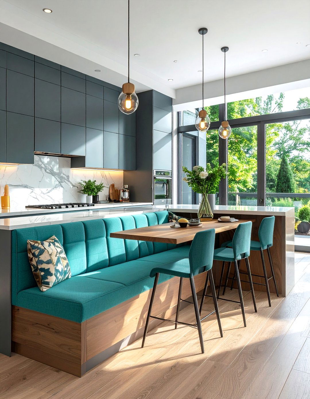 Banquette Seating Breakfast Bar Style - 40 Banquette Seating Ideas for Stylish Dining