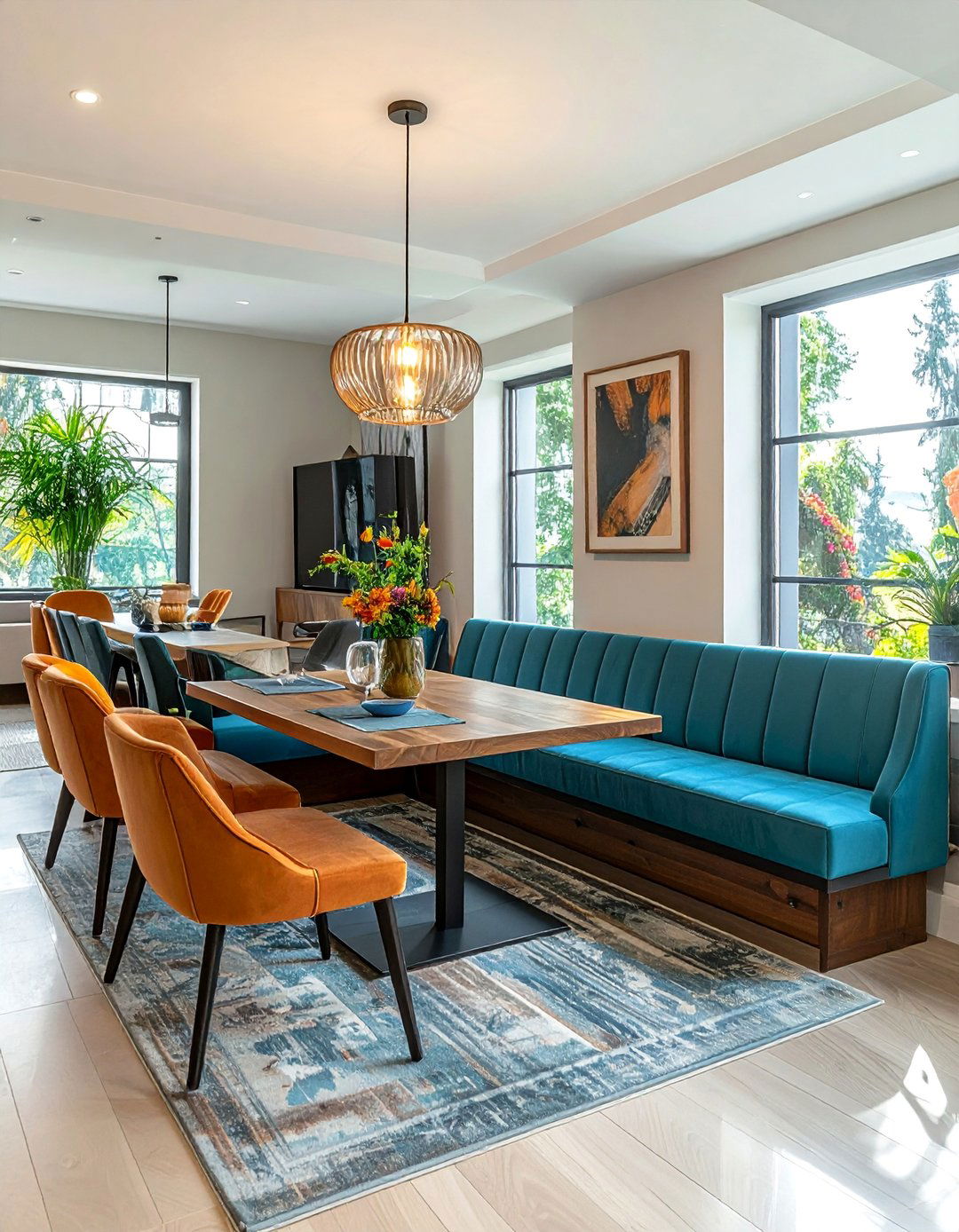 Banquette Seating with Arm Rests - 40 Banquette Seating Ideas for Stylish Dining