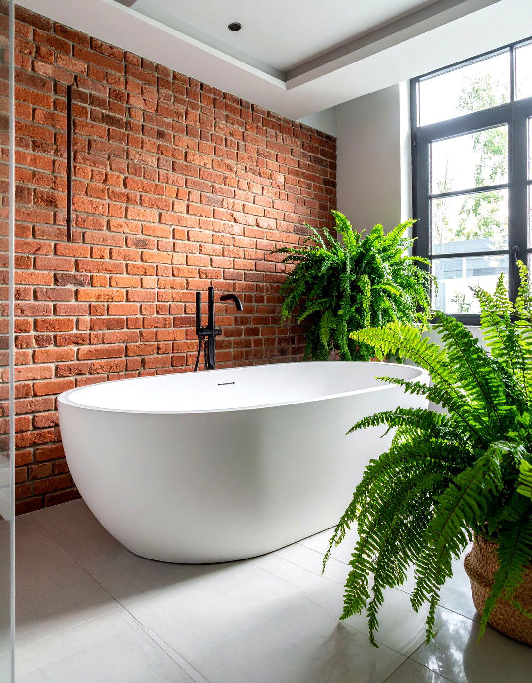 Bathroom Brick Accent Wall - 20 Brick Accent Wall Ideas for Modern Home Design