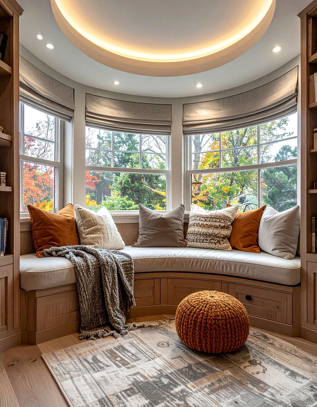 Bay Window Reading Nook - 40 Window Seat Ideas for a Cozy and Functional Space