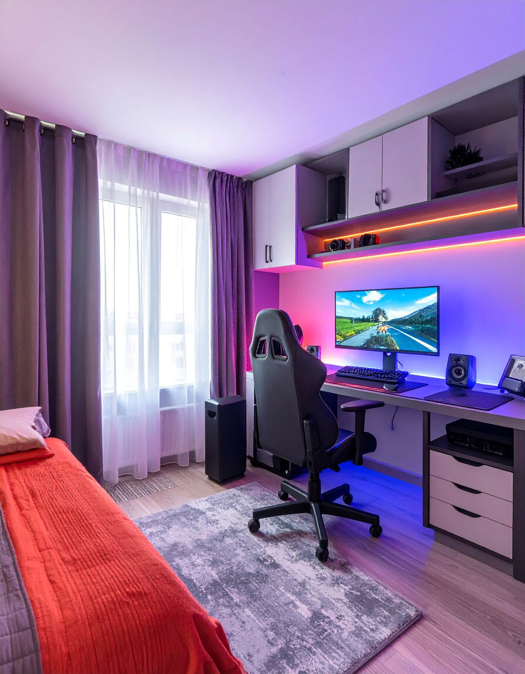 Bedroom Gaming Integration - 25 Small Game Room Ideas for Fun and Functionality