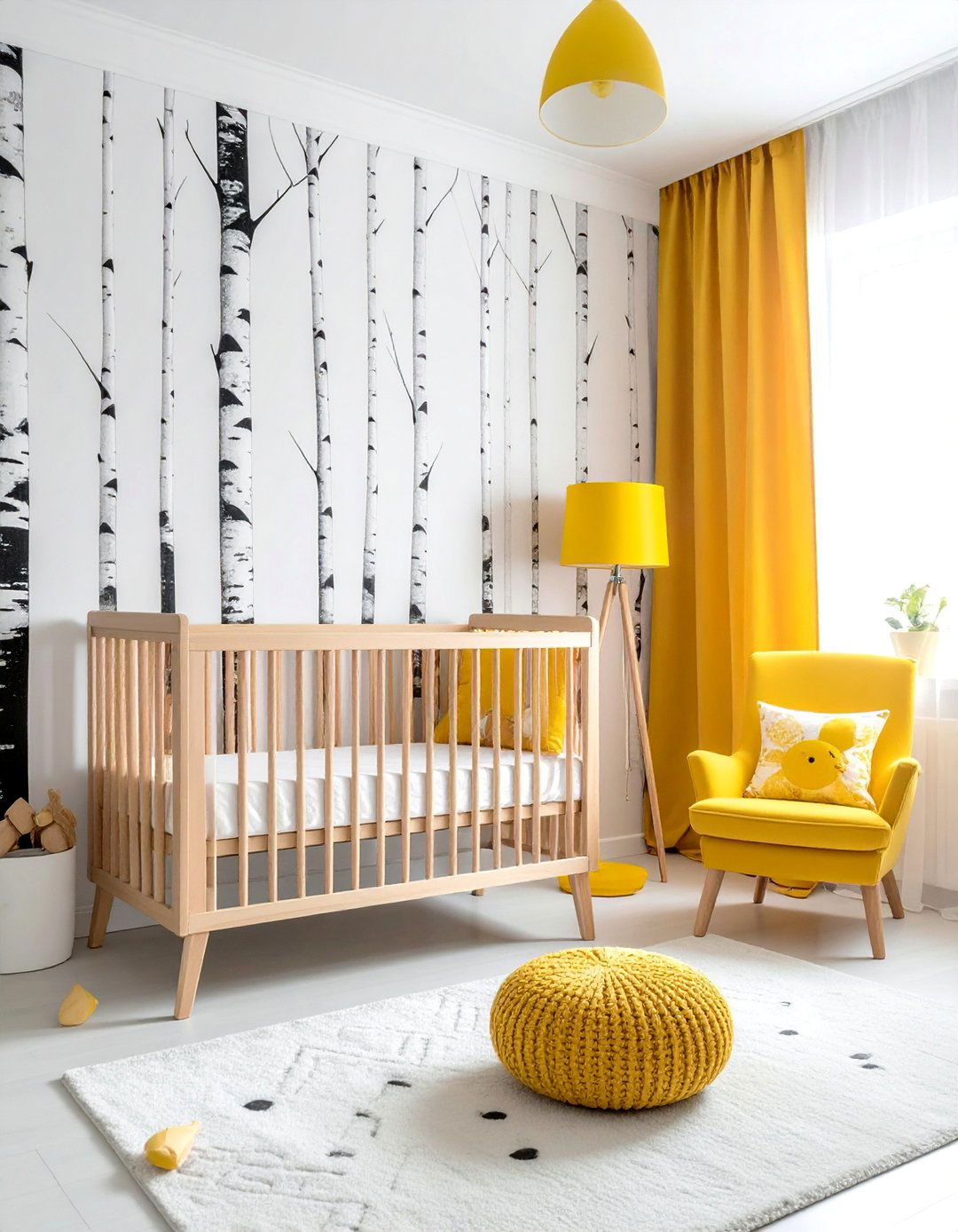 Birch Tree Grove Themed Nursery - 20 Nature Themed Nursery Ideas for a Serene Space